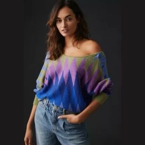Anthropologie Hazy Daze Pullover Sweater